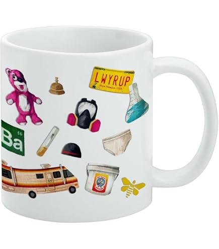 Amazon.com: Breaking Bad Los Pollos Hermanos Ceramic Coffee Mug, Novelty  Gift Mugs for Coffee, Tea and Hot Drinks, 11oz, White : Home & Kitchen