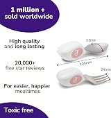 doddl Fork & Spoon Cutlery Set for Children 12m+ Dusky Rose Twin Pack view 3
