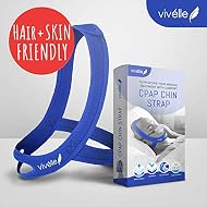 CPAP Chin Strap for Mouth Breathing – Non-Slip Patented Design for All-Night Comfort – Adjustable Jaw Support Stops Air Leaks & Dry Mouth – Anti-Snore Strap for CPAP Users (Men & Women)