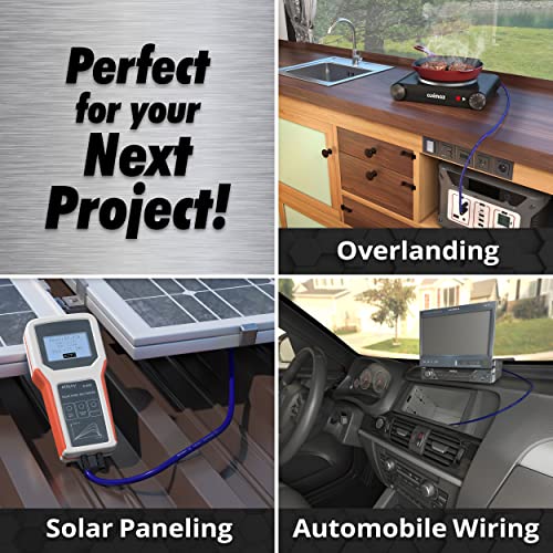 InstallGear 1/0 Gauge Wire AWG CCA Power Ground Wire Cable Welding