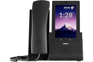 Corded/Black Wi-Fi, Bluetooth Desktop IP Phone - UTP-Touch-U by Ubiquiti Networks