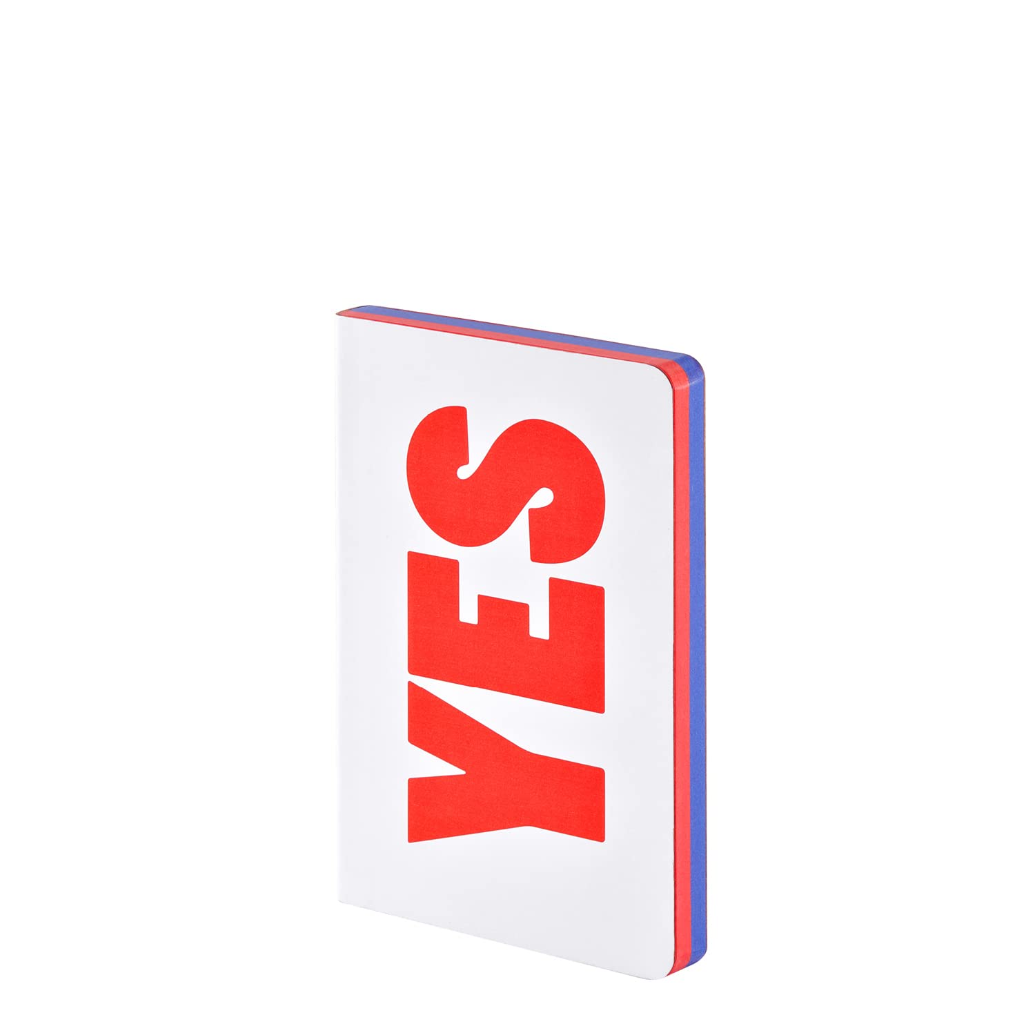 Nuuna Graphic S "Yes-No" Smooth Bonded Leather Notebook - White