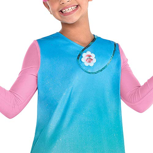 Party City Queen Poppy Halloween Costume for Girls, Trolls World Tour