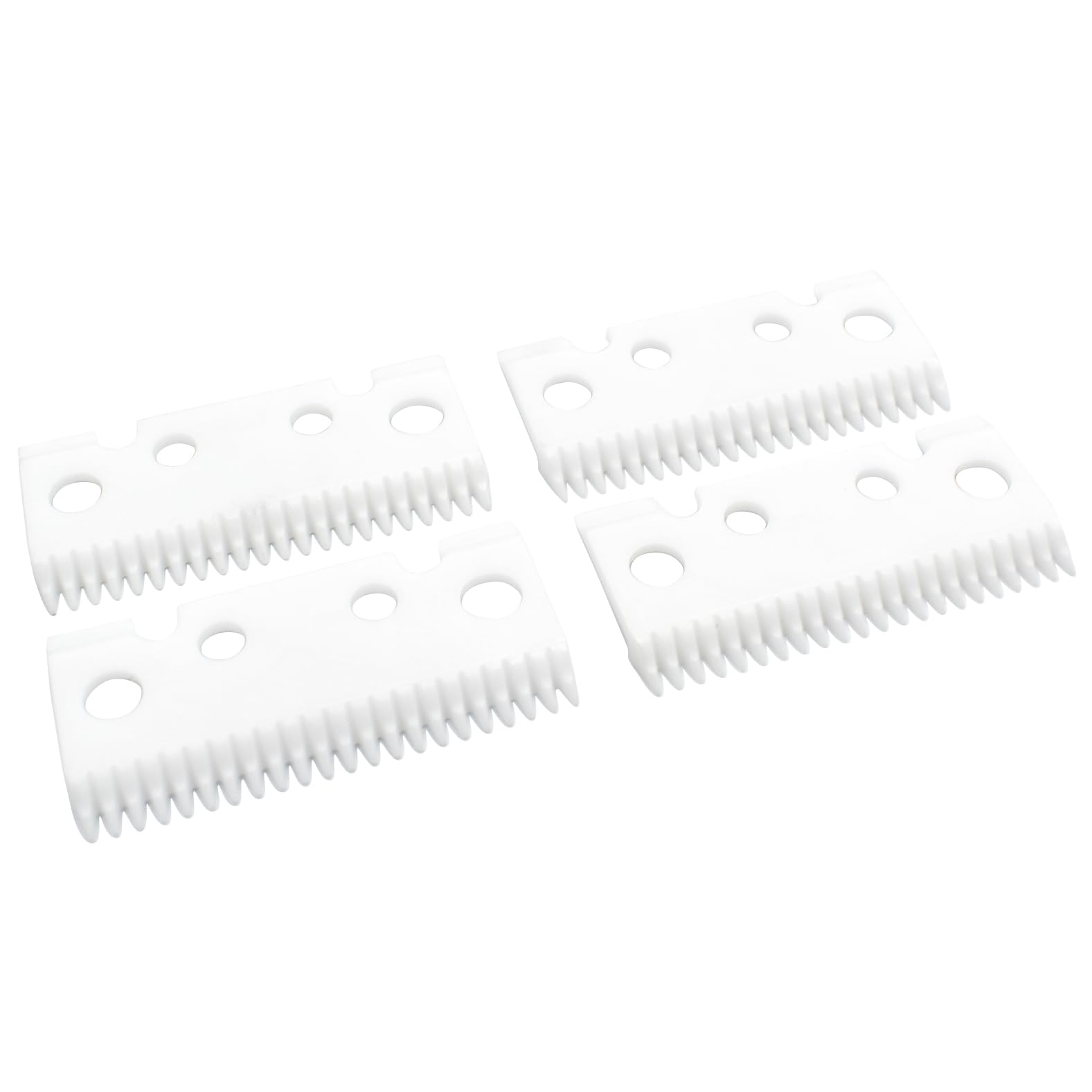 Professional 22 Teeth Hair Clipper Replacement Blades, Zirconia Ceramic Moving Cutter Blade for Andis Master Li Cordless/Fade Hair Clippers (4)