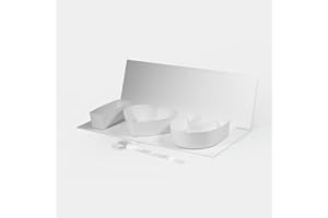 Geoto 17.3 x 6 x 2 inches Creative Design I Love You Letter Shaped Cardboard Valentine's Day Love Gift Boxes (White)