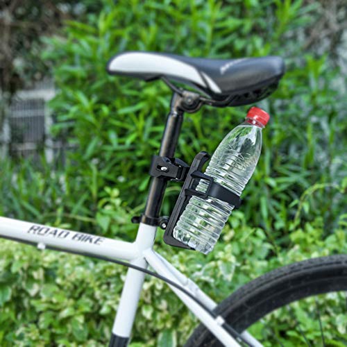 RUNACC Adjustable Bike Bicycle MTB Water Bottle Holder Rack Cage Black