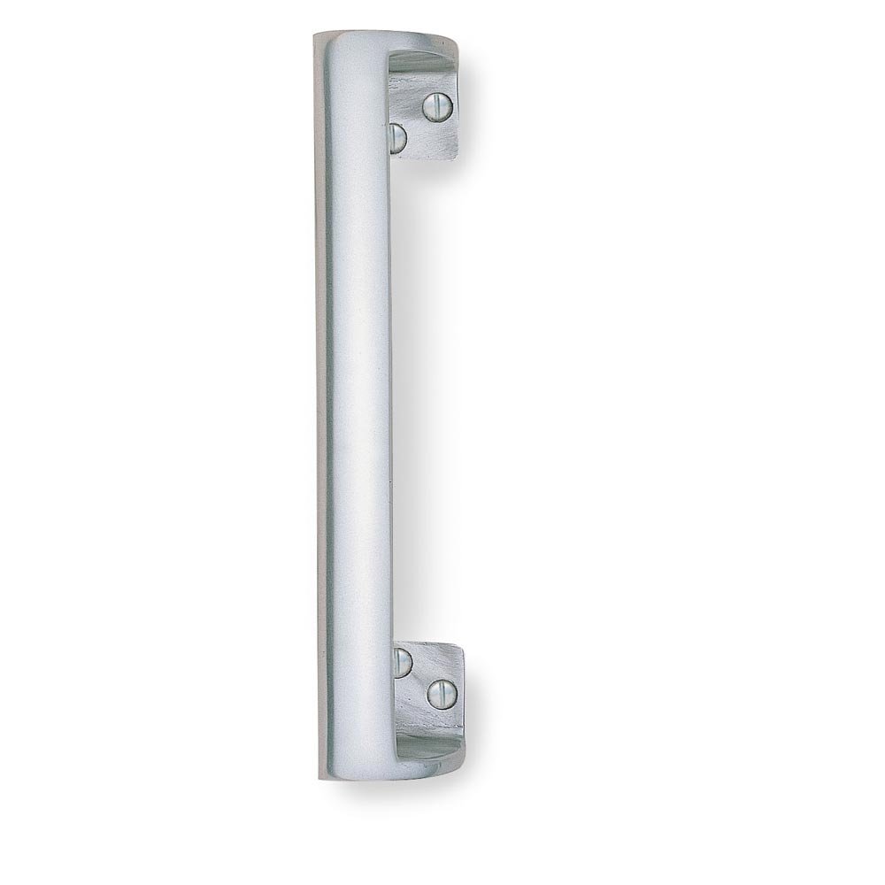 Merriway BH03937 Oval Grip Pull Handle, 300mm 12 inch - Bright Aluminium, Grey