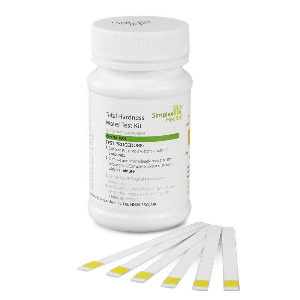 SimplexHealth Total Hardness Water Test Strips (50 Strips)