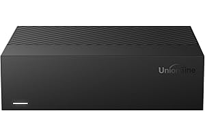 UnionSine Desktop External Hard Drive 14TB, USB3.0 3.5" HDD Storage Compatible for PC, Mac, TV, Desktop, Laptop(Black) HD3513