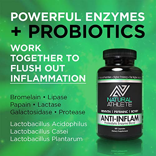 AntiInflammatory Extra Strength Proteolytic Enzymes + Probiotics