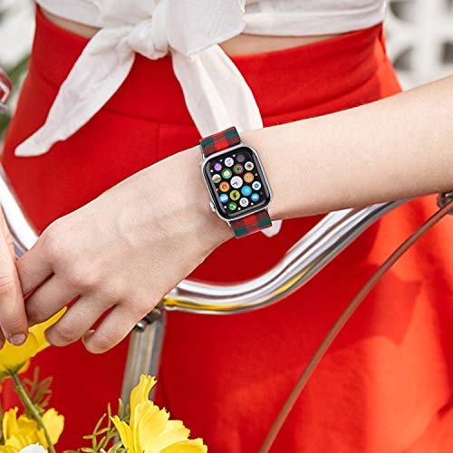 ShuYo Adjustable Elastic Watch Band Compatible for IWatch Band 38mm