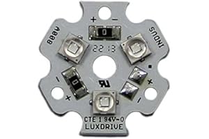 Cree Xlamp XP-E2 Royal-Blue 3-Up (Triple) LED Star