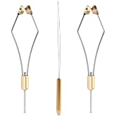HERCULES Fly Tying Tools, Fly Tying Kit with Bobbin Thread Holder, Wire Threader, Knot Whip Finisher, Hackle Plier, Bodkin, Fly Fishing Lure Making Accessories