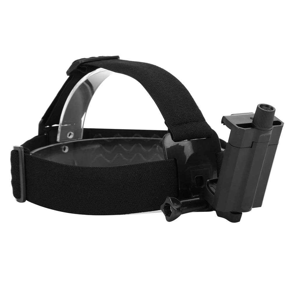 Tosuny Head Harness Strap, Outdoor Head Harness Strap Shooting Bracket Headband Mount for Motion Camera for 5-9.5cm smart phones