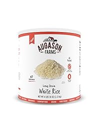 Las granjas de augason Arroz Blanco De Grano Largo