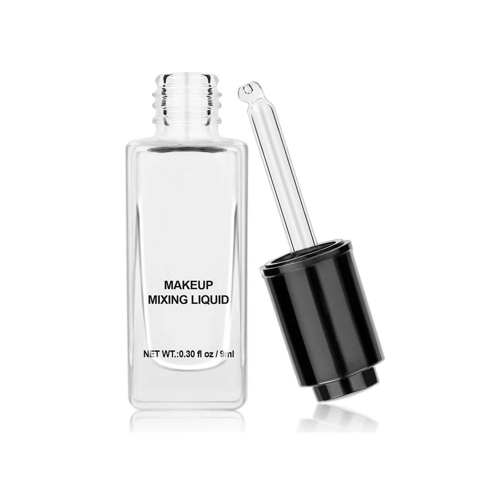 Makeup Mixing Liquid Waterproof Clear Mix,Cosmetic Thinner,Foundation Blender,Eyeshadow & Mascara Sealer,Prolong Makeup Durability Color Enhancer Mix 9ML