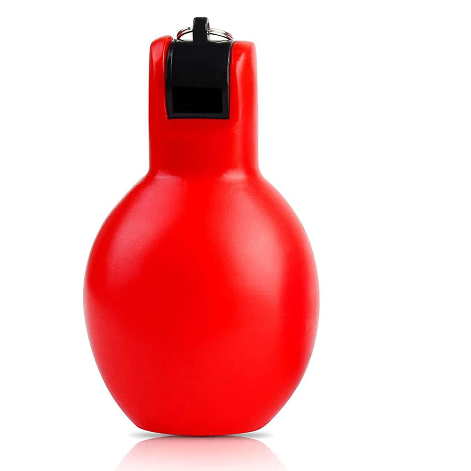 Shanbye Whistle, Hand Squeeze, Loud Crisp Sound, PVC & Stainless Steel, Clear, Sports, Referees, Coaches, Teachers