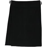 Tartanista Mens Kilt Plain Black 5 Yard 10 oz 48