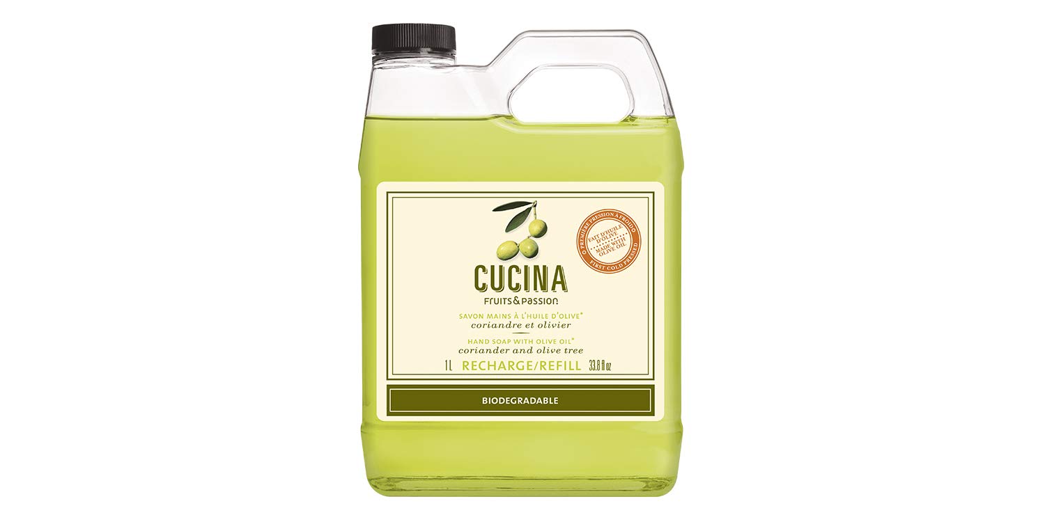 Cucina Coriander and Olive Tree 33.8 oz Purifying Hand Wash Refill : Hand Soap : Beauty