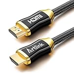 HDMI Cable 6.6 Ft - Artlink High Speed HDMI 2.0 Cable 24Gbps [Supports 4K 2160p, HD 1080p, 3D, Ethernet] - 28AWG Braided Cord - Audio Return Video for PC, 3D Television, Xbox360, PS3/4, TV and More