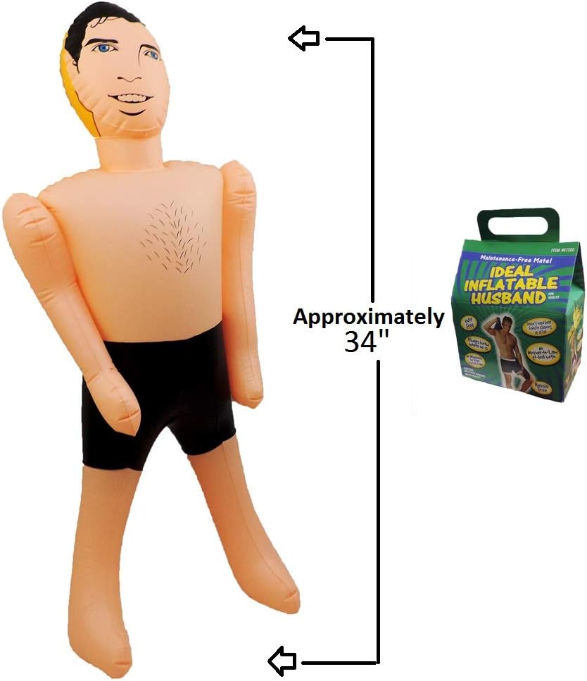 Amazon Com Ideal Inflatable Husband Or Boyfriend Blow Up Novelty Gift Kitchen Dining