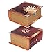 Grimoire Pro Tour, Legion | Wooden Spellbook Style Fabric Lined Portable Deck Box for MTG, Yugioh, and Other TCG | 350+ Card Capacity