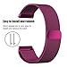DELELE for Samsung Gear S3 / Galaxy Watch 46mm Band, 22mm Stainless Steel Milanese Loop Metal Replacement Strap with Magnet Lock for Gear S3 Frontier/Classic/Galaxy Watch 46mm Women Men (Fuchsia)