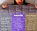 Nuzzie Cooling Weighted Blanket - Luxury Quality, Underpriced - 15lbs Queen Size 60”x80” for Adults - 100% Comfortable Cotton - Hypoallergenic Glass Beads - Anxiety and Stress Relief - Designed in USA