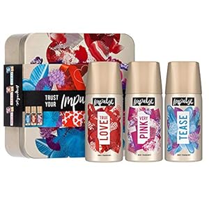 Impulse-Be-Unique-Mini-Tin-Gift-Set-Body-Skin-Care-Kit-with-Body-Spray-Antiperspirant-Trio-for-Long-Lasting-Fresh-Fragrance-Deodorant-The-Perfect-Present-for-Girlfriend-Girls-Sisters-Teens Impulse Be Unique Mini Tin Gift Set, Body & Skin Care Kit, with Body Spray Antiperspirant Trio for Long Lasting Fresh…
