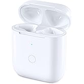 Wireless Charging Case Replacement Compatible with AirPod 1 2, Air Pods 1 2 Charger Case with Bluetooth Pairing Without Earbuds, White