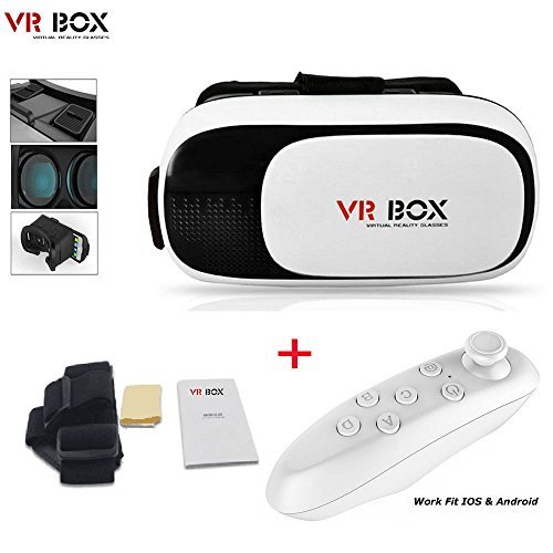 JHM 3D VR II Box Virtual Reality Glasses Cardboard Movie Game for Samsung Android iPhone 3.5"--6"