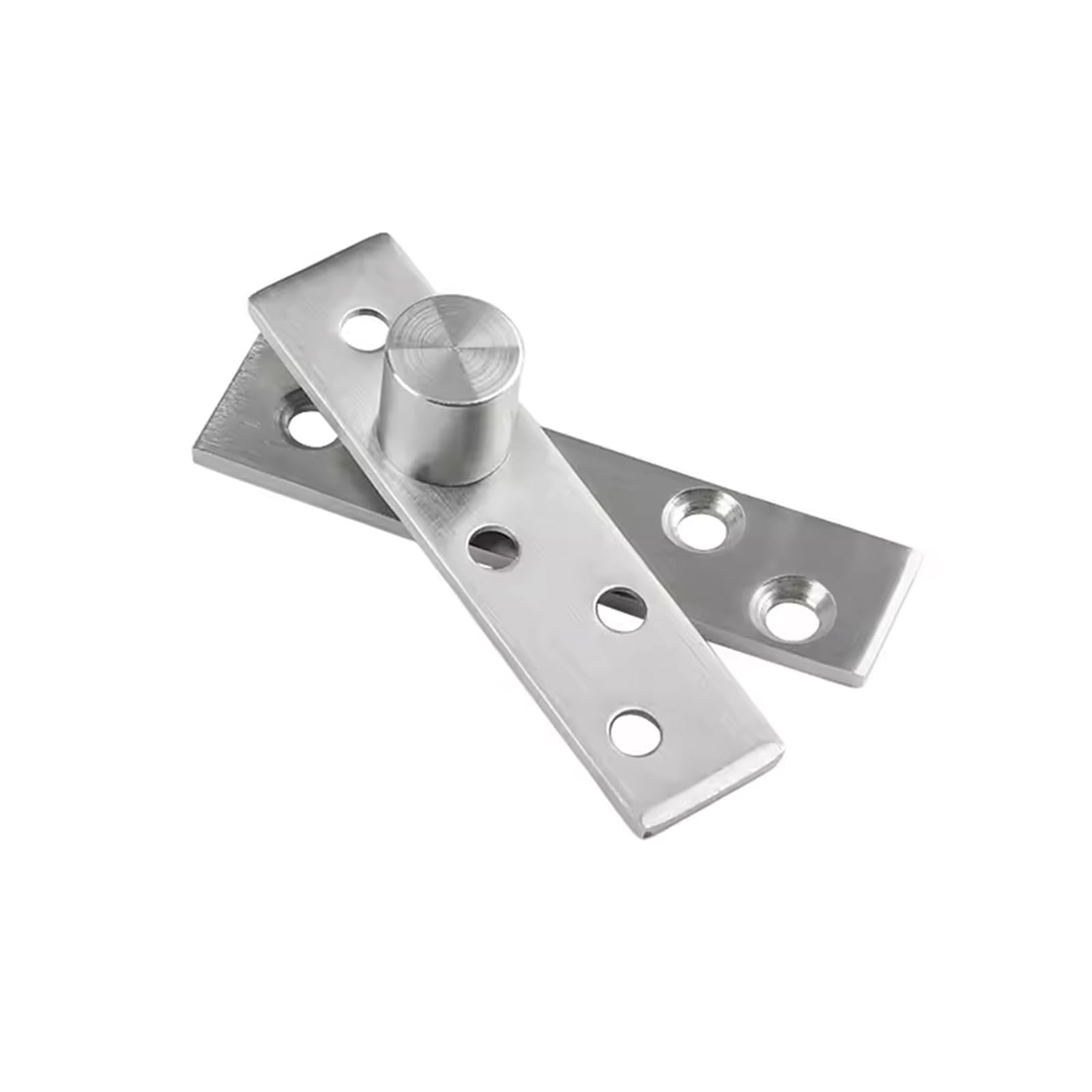 1 Pcs Eccentric 360 Degree Pivot Hinge - Stainless Steel Hidden Concealed Rotating Door for Window Cabinet (150 mm x 29 mm)