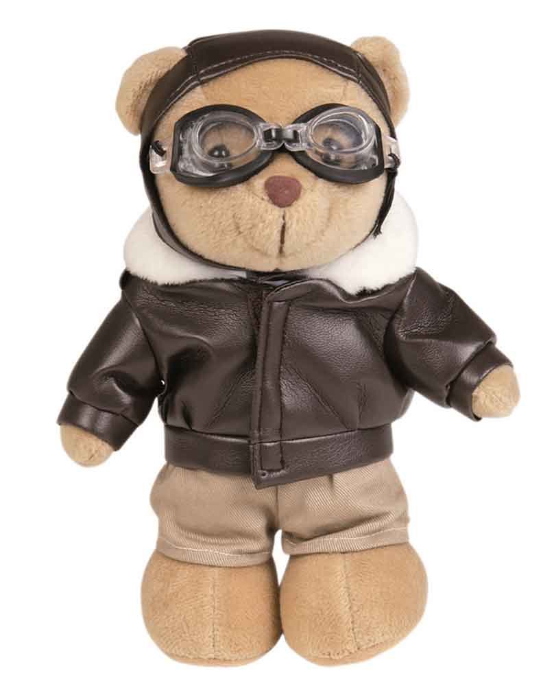 teddy bear pilot outfit