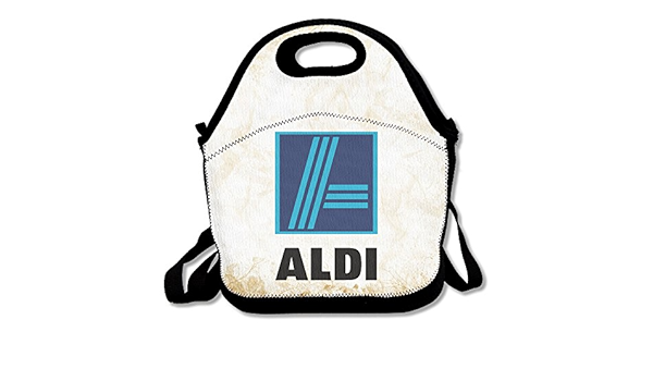 Aldi aislado almuerzo bolsa/mochila/bolsa con cremallera, asa ...