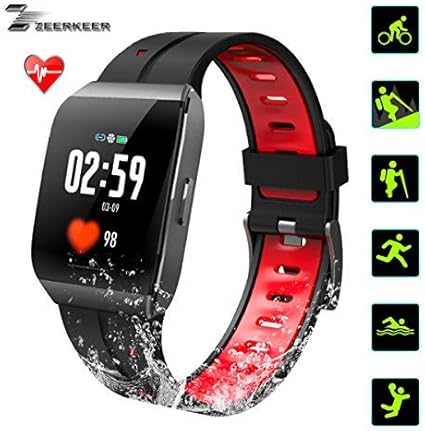 Amazon.com: ZEERKEER Pulsera inteligente Fitness Tracker ...