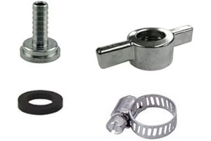Bev Rite CPCCM193SS Connector Kit For Beer Line With Wing Nut, Stainless Steel Contact (304 Grade)