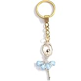 SHTALHST Ballerina Keychain,Dance Keychain for Car Keys,Ballet Gift for Dance Lovers Teachers Dancers Birthday Christmas
