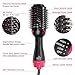 Hot Air Brush,Hair Dryer Brush, One Step Hair Dryer & Volumizer, Styler for Straightening, Curling, Salon Negative Ion Ceramic Electric Blow Dryer Rotating Straightener Curl Brushthumb 2