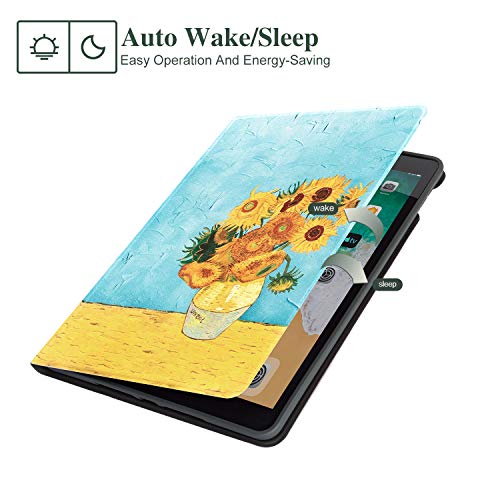 Lokigo New iPad 10.2 Case 2019 Premium Shockproof Case with Soft TPU Back and Auto Sleep/Wake Feature for iPad 10.2 inch 7th Generation