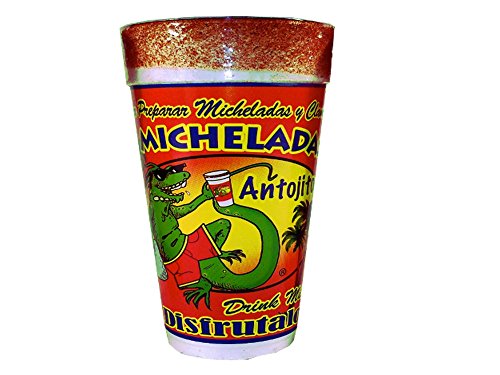 24-Pack Antojitos Michelada Spicy Mix in a 24oz Cup Ready to Use - Original Flavor