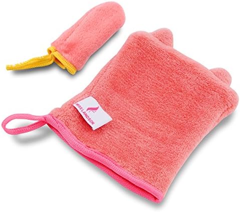 Makeup Remover Mitt with Just Water Remove Make up off Face and Eye - Reusable, Machine Washable and Chemical Free - Replaces Towelettes, Pads, Wipes, Oil and Cleansers