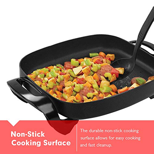 4 Professional+Aluminum+Non+stick+Electric+Skillet