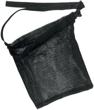 SEAC Net Bag with Adjustable Strap for Scuba Diving and Spearfishing 50 x 40 cm, Black, 50x40cm