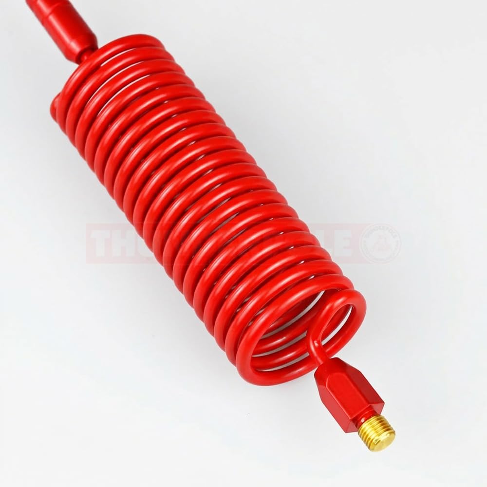 Thunderpole Trucker HD | Heavy Duty Aerial CB Radio Antenna | Red