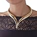 Humble Chic Hinge Bib Necklace - Oversized Asymmetrical Statement Collar Open Choker