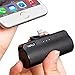iWALK Portable Charger with Built in Plug, 3300mAh Ultra-Compact Power Bank External Battery Pack Charger Compatible with iPhone 5 6 7 8 Plus X SE XS, iPad, Black