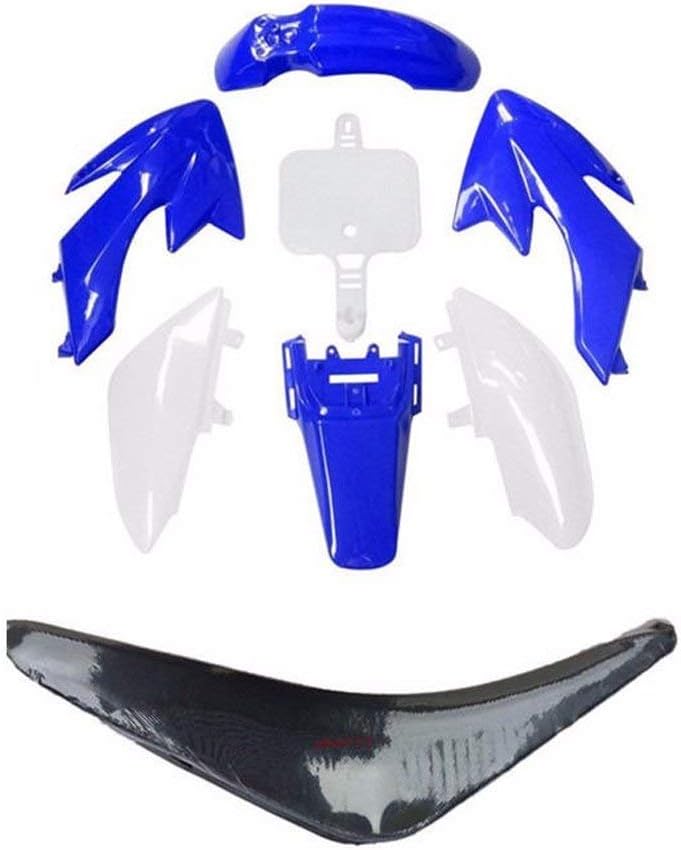 JCMOTO Plastic Body Fender Fairing Kit and Seat For CRF50 XR50 90cc 110cc 125cc Dirt Pit Bike (Blue)