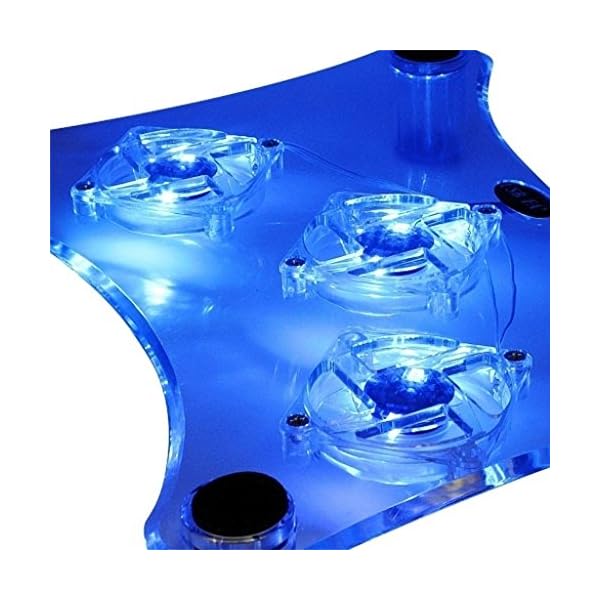 ThreeH-Laptop-Cooling-Pad-with-3-Fans-Blue-LED-Lights-for-Laptop-PS3-PS4-PS-Slim-H-UF01 ThreeH Laptop Cooling Pad with 3 Fans & Blue LED Lights for Laptop PS3 / PS4 / PS Slim H-UF01