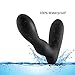 ROWAWA Waterproof Prostate Massager and Anal Sex Toy Rechargable Silicone 12 Function Vibrator Sex Toy for Men