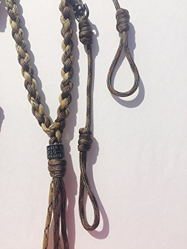 Mud and Grass Duckwacker Custom Handmade Lightweight Duck Call Lanyard - Double Drops - Heavy Duty Hardware - Adjustable, Removable Drops